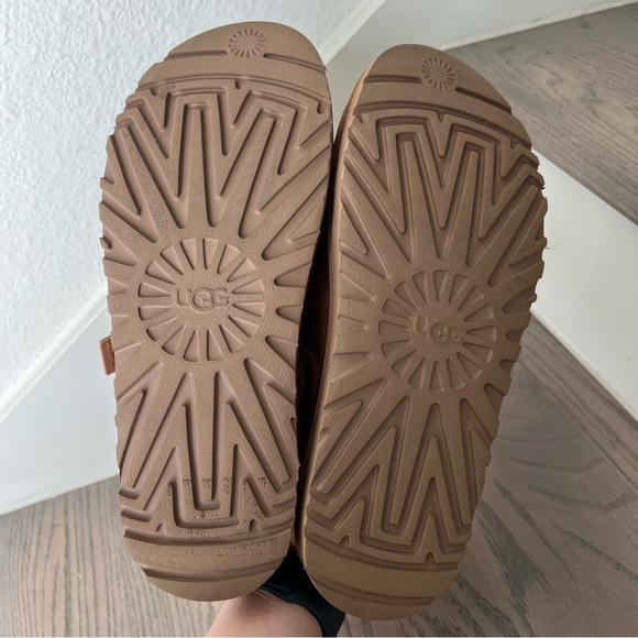 UGG Tan Suede Slip-On Shoes - Picture 10 of 10